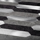 Apollo Tile (Sample) 4-in x 4-in Brushed Metal Peel and Stick Wall Tile