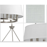 Progress Lighting Cherish 6-Light Brushed Gray Modern/Contemporary Chandelier