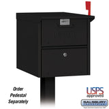 Roadside Mailbox with Locking Doors and Powder-Coated Finish