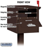 Bronze Roadside Mailbox with Locking Doors and USPS Approval