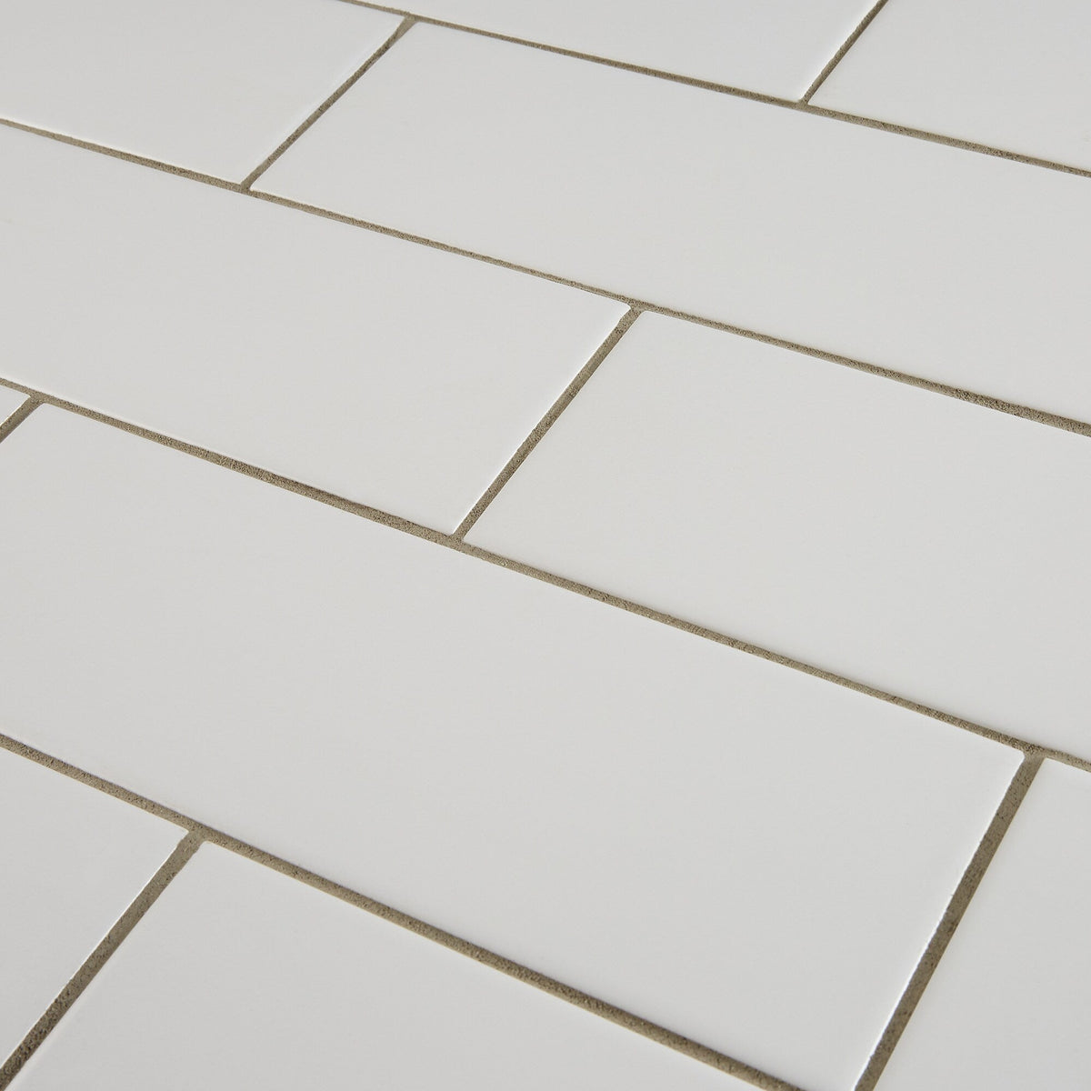 American Olean Urban Canvas 28-Pack Designer White 4-in x 12-in Matte Ceramic Subway Wall Tile