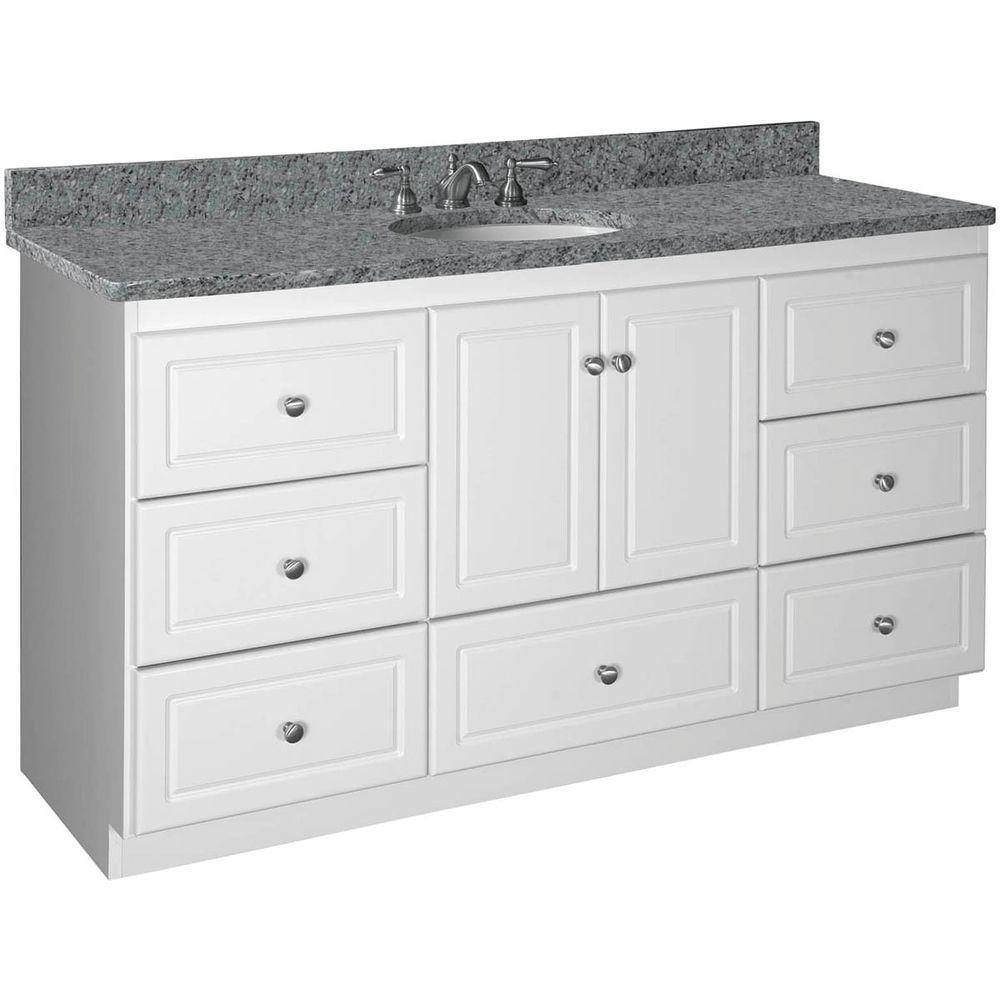 Shaker 42 in. W x 21 in. D x 34.5 in. H Vanity Cabinet Only in Natural Alder - Super Arbor