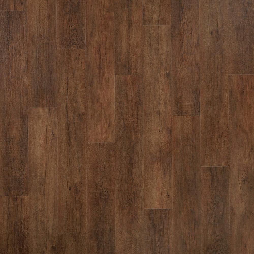 Pergo DuraCraft +WetProtect Elk Lodge Oak 7-1/2-in Wide x 6-mm Thick Waterproof Interlocking Luxury Vinyl Plank Flooring (17.43-sq ft)