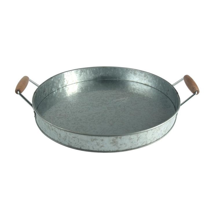 15.25 in. Galvanized Party Tray