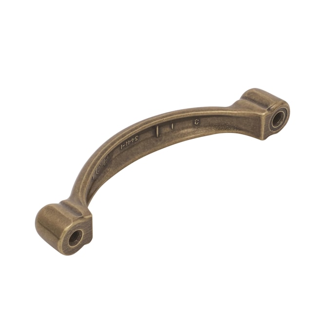 Amerock Everyday Heritage 3-in (76mm) Center to Center Burnished Brass Arch Handle Drawer Pull