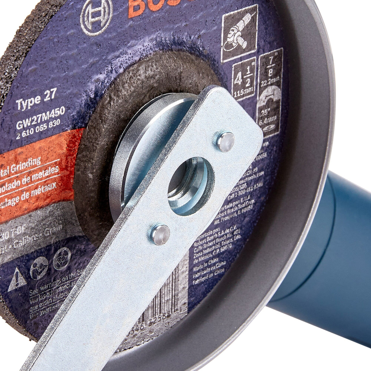 Bosch 4-1/2-in 6-Amp Sliding Switch Corded Angle Grinder, 11,000 RPM, 1375A