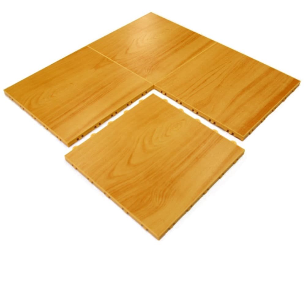Greatmats 12-in W x 12-in L x 0.625-in T Interlocking Vinyl/Plastic Gym Floor Tile (20-sq ft) (20-Pack)