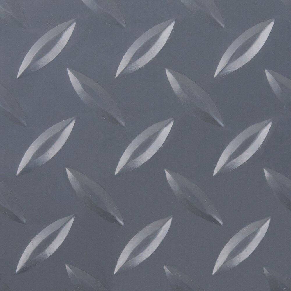 G-Floor RaceDay Diamond Tread Slate Grey 24 in. x 24 in. Peel-and-Stick Polyvinyl Tile, 40 sq. ft. per Case