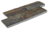 Satori Oxide Ledgestone 6-in x 12-in Natural Slate Stone-Look Wall Tile, 0.48-sq ft per Piece