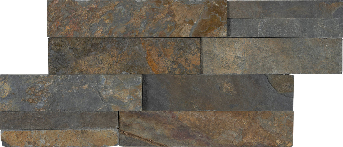 Satori Oxide Ledgestone 6-in x 12-in Natural Stone Look Wall Tile (0.48-sq. ft/ Piece)