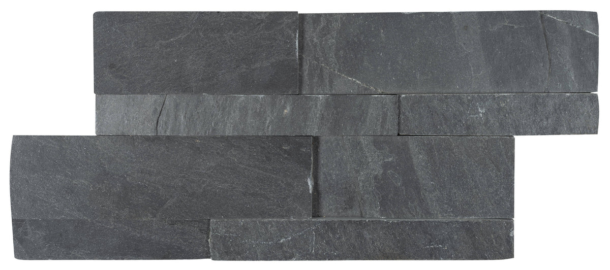 Satori Charcoal Ledgestone 6-in x 12-in Natural Stone Look Wall Tile (0.48-sq. ft/ Piece)