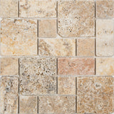 Satori Scabos 12-in x 12-in Tumbled Natural Stone Brick Look Mosaic Floor and Wall Tile (1-sq. ft/ Piece)