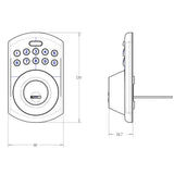 Electronic Door Handleset - Super Arbor