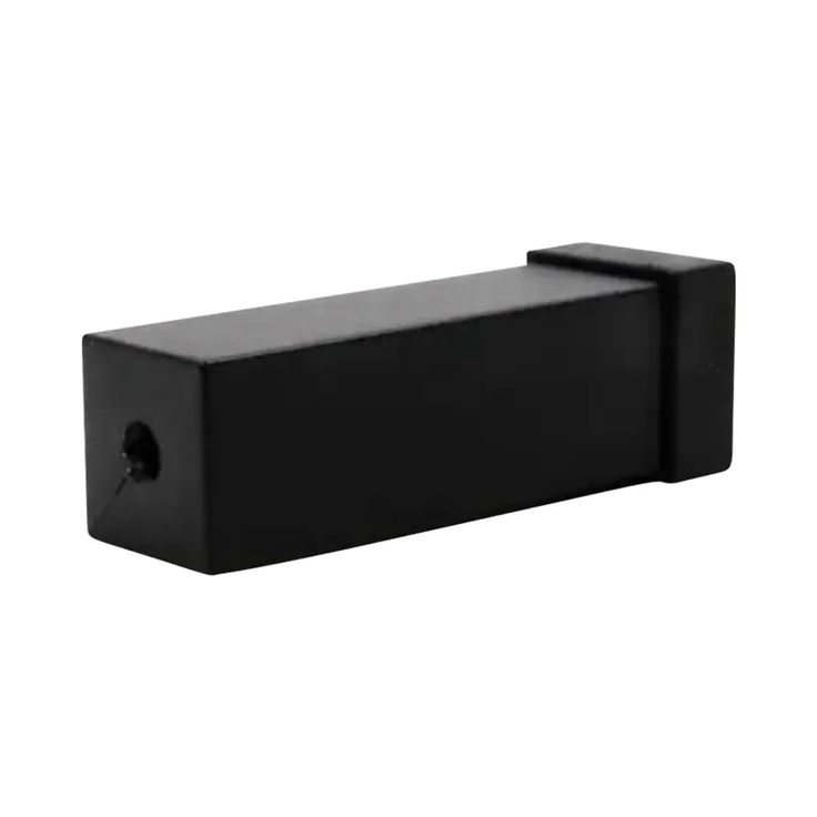 Matte Black Squared Solid Doorstop