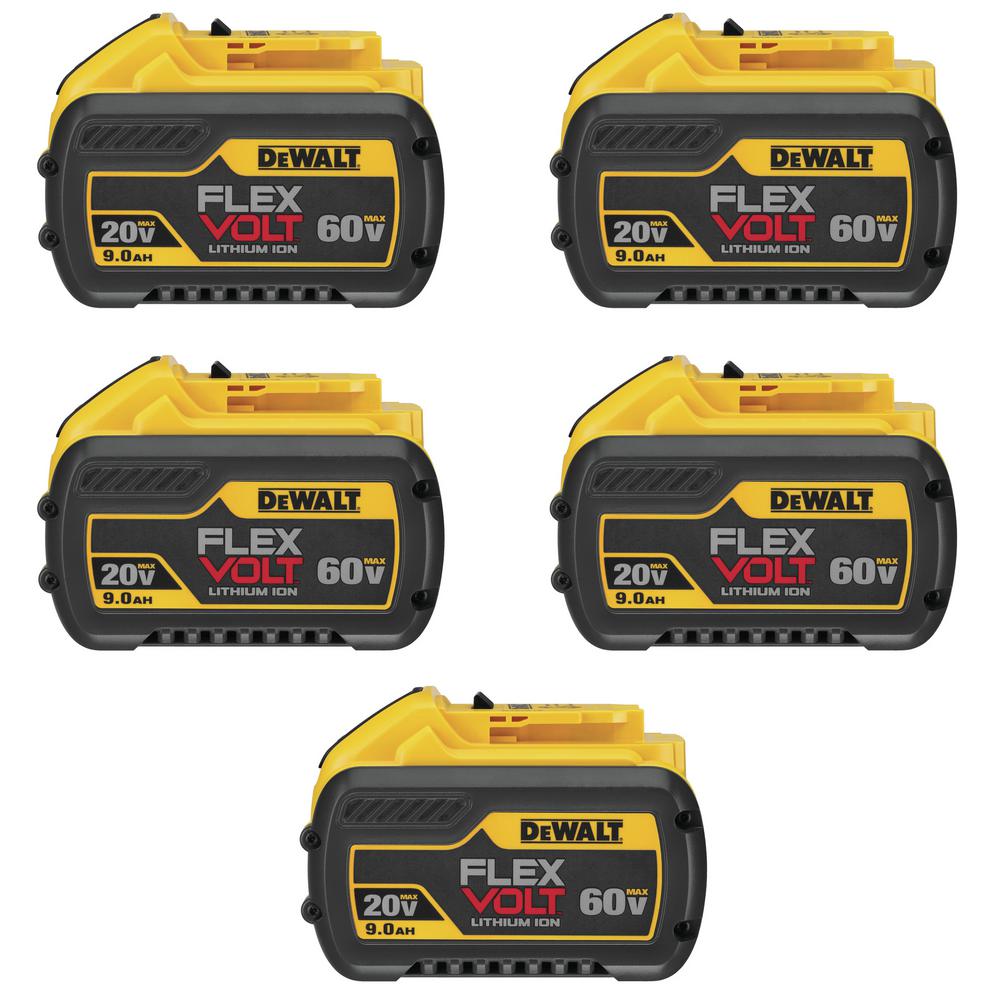FLEXVOLT 20-Volt /60-Volt MAX Lithium-Ion 9.0Ah Battery Pack (2-Pack)