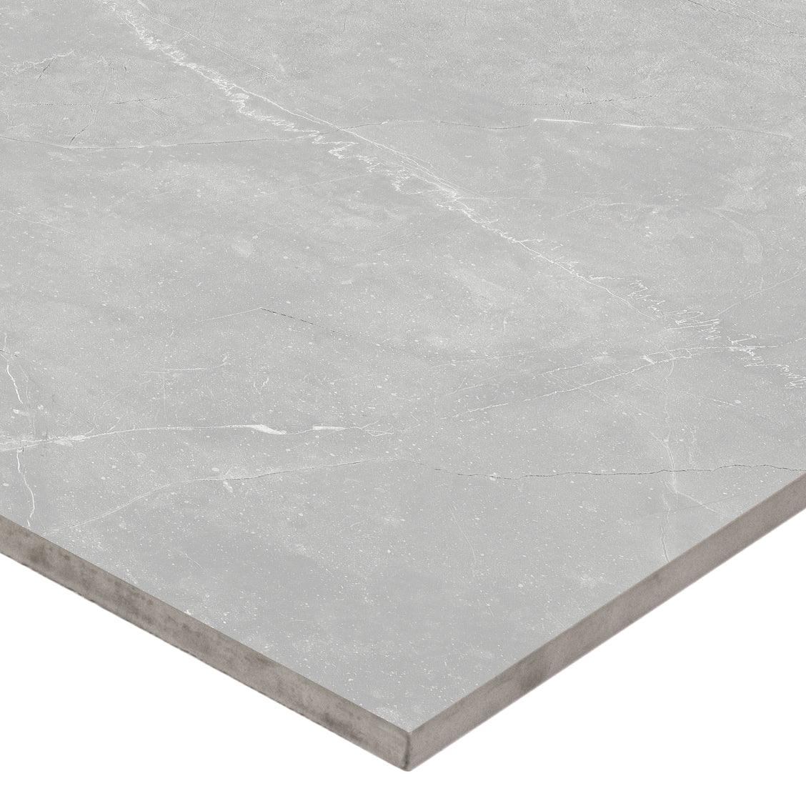 Satori Palisade Grigio 12-in x 24-in Polished Porcelain Marble Look Floor and Wall Tile (1.94-sq. ft/ Piece)