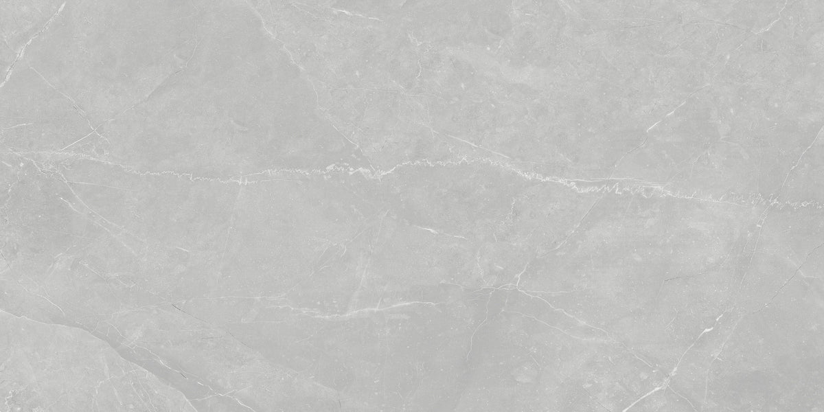 Satori Palisade Grigio 12-in x 24-in Polished Porcelain Marble Look Floor and Wall Tile (1.94-sq. ft/ Piece)