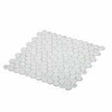 Apollo Tile White 12-in x 13-in Polished Recycled Glass Honeycomb Patterned Wall Tile (11.1-sq. ft/ Carton)