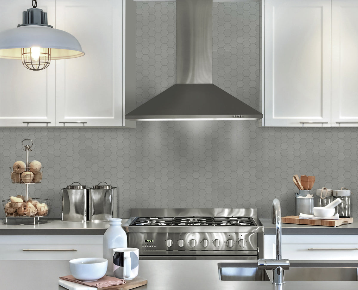 Satori Hudson Shadow 11-in x 12-in Unglazed Porcelain Hexagon Mosaic Floor and Wall Tile (0.93-sq. ft/ Piece)