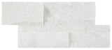 Satori Northern Arctic Ledgestone 6-in x 12-in Natural Stone Quartz Marble-Look Wall Tile (0.48-sq ft per piece)