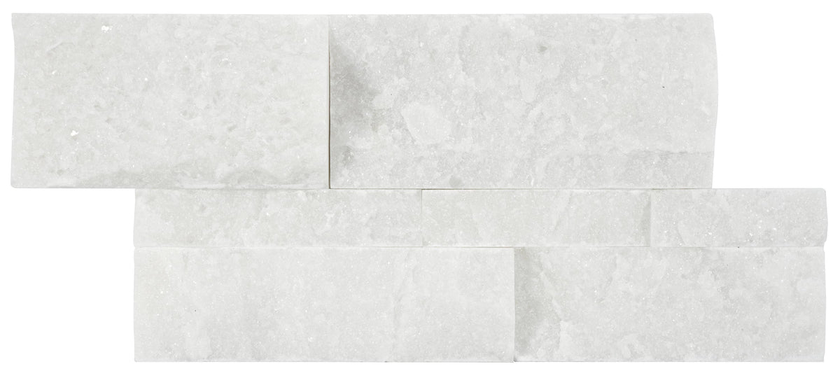 Satori Northern Arctic Ledgestone 6-in x 12-in Natural Stone Marble Look Wall Tile (0.48-sq. ft/ Piece)