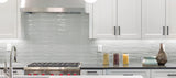 Satori Slate Gray 3-in x 12-in Glossy Ceramic Subway Wall Tile (0.24-sq. ft/ Piece)