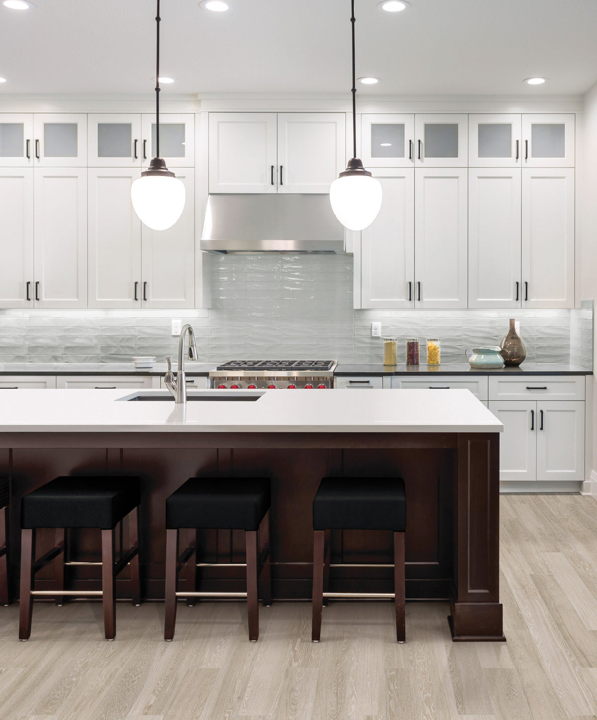 Satori Slate Gray 3-in x 12-in Glossy Ceramic Subway Wall Tile (0.24-sq. ft/ Piece)