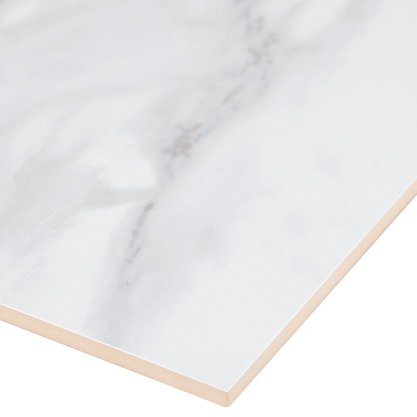 Satori Statuario Novello 10-in x 28-in Glossy Ceramic Marble Look Wall Tile (1.91-sq. ft/ Piece)