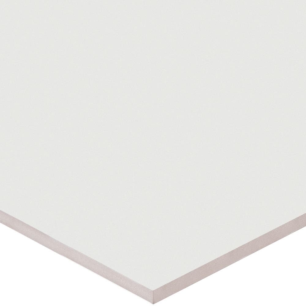 Satori Windsor White 24-in x 24-in Polished Porcelain Floor and Wall Tile (3.87-sq. ft/ Piece)