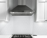 Satori Hudson Brilliant White 12-in x 12-in Matte Porcelain Hexagon Mosaic Floor and Wall Tile (0.94-sq. ft/ Piece)