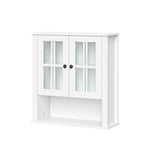RiverRidge Danbury 22.69-in x 24.25-in x 7.75-in White Soft Close Bathroom Wall Cabinet