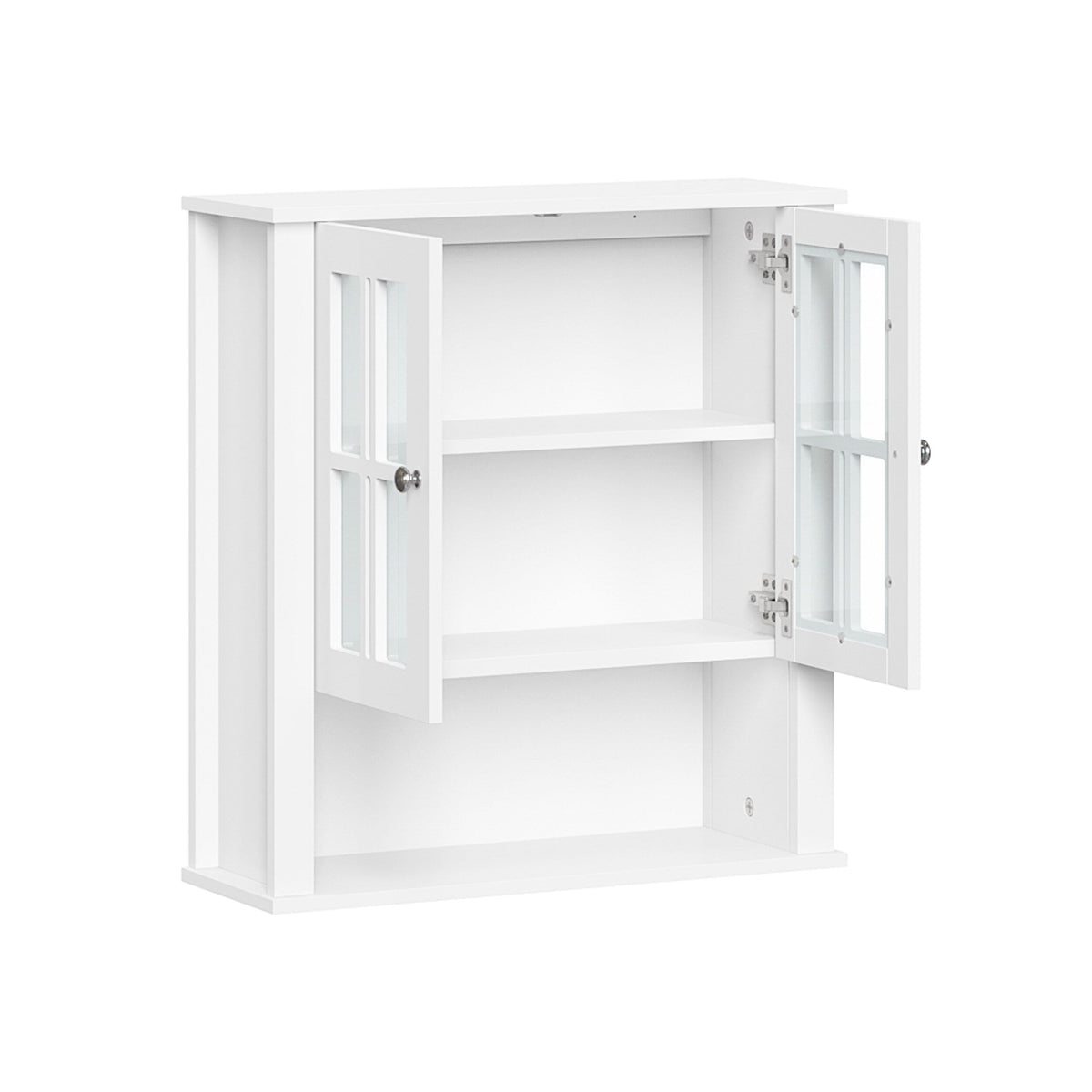 RiverRidge Danbury 22.69-in x 24.25-in x 7.75-in White Soft Close Bathroom Wall Cabinet