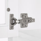 RiverRidge Danbury 22.69-in x 24.25-in x 7.75-in White Soft Close Bathroom Wall Cabinet