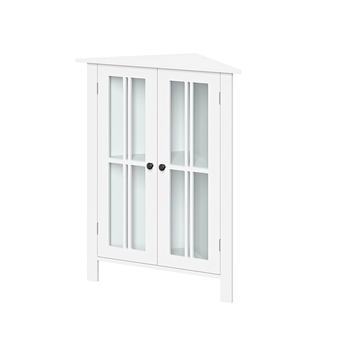 RiverRidge Danbury 25.5-in x 31.5-in x 12.75-in White Freestanding Corner Linen Cabinet