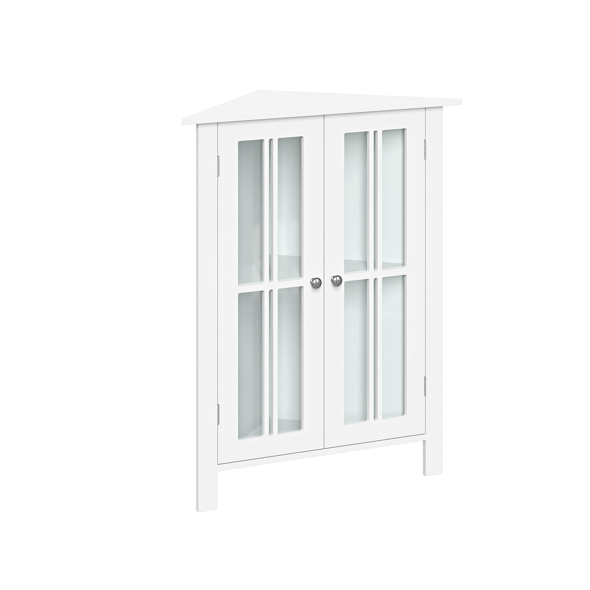 RiverRidge Danbury 25.5-in x 31.5-in x 12.75-in White Freestanding Corner Linen Cabinet