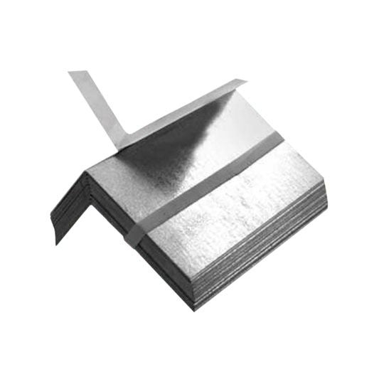 Art's Sheet Metal Mfg. 4" x 6" x 14" Step Shingles, Galvanized Steel, 28 Gauge