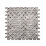 Apollo Tile Gray 11-in x 12-in Polished Natural Stone Marble Honeycomb Wood Look Floor and Wall Tile (4.51-sq. ft/ Carton)