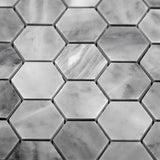 Apollo Tile (Sample) White 4-in x 4-in Polished Marble Honeycomb Floor and Wall Tile