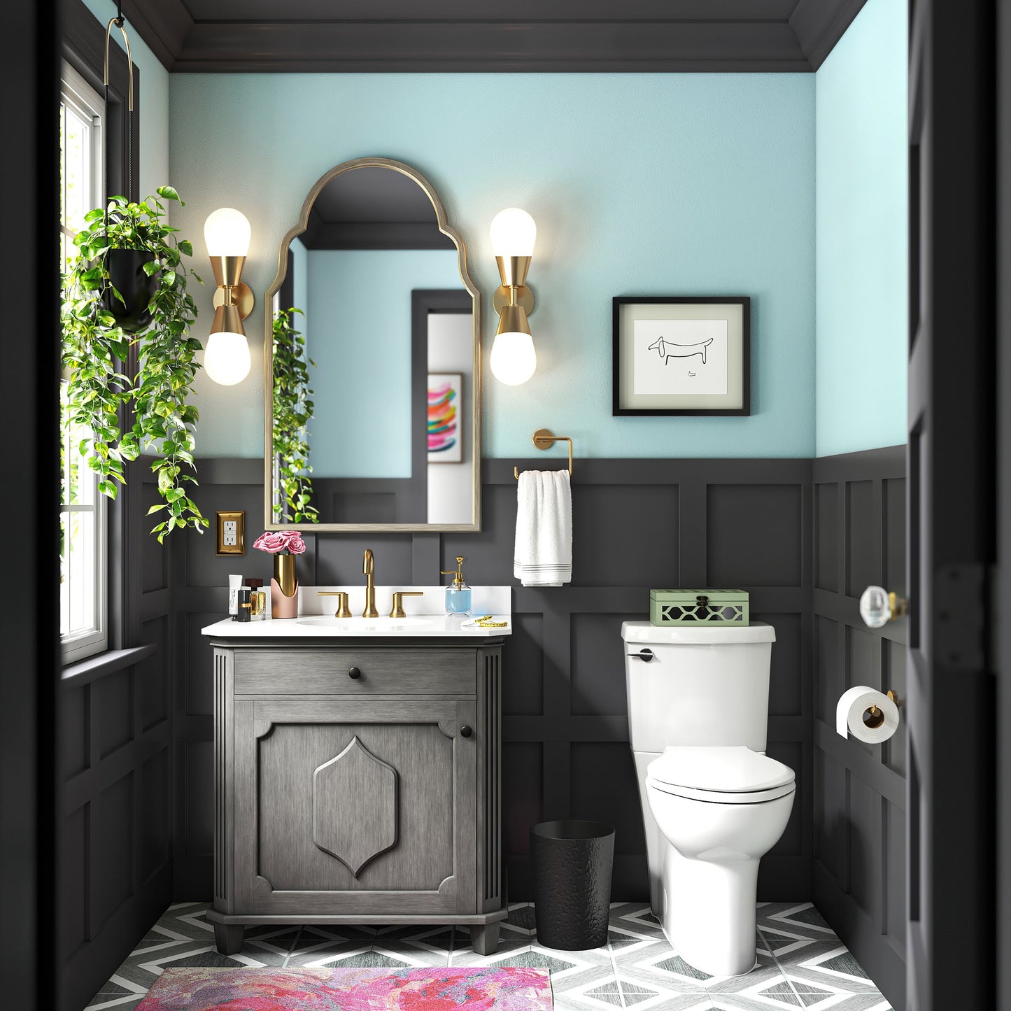 Armstrong Flooring Terraza Harbor Gray 12-in x 12-in Water-Resistant Peel-and-Stick Vinyl Tile Flooring (1-sq ft)