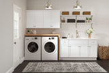 Diamond NOW Arcadia 24-in W x 36-in H x 12-in D White Wall Fully Assembled Cabinet (Recessed Panel Shaker Door Style)