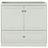 Ultraline 42 in. W x 21 in. D x 34.5 in. H Vanity Cabinet Only in Natural Alder - Super Arbor