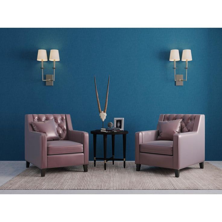 TrafficMASTER Blue Fabric 18 in. x 18 in. Luxury Vinyl Tile Peel And Stick Wall (18 sq. ft. / Case)