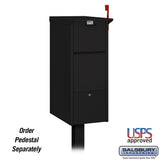 Durable Aluminum Mail Package Drop with Secure Locking Doors and USPS Approval