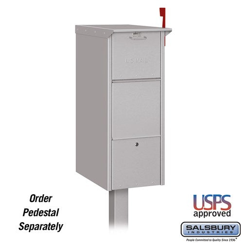 Standard Pedestal - In-Ground Mounted for Roadside Mailboxes, Mail Chests, and Package Drops