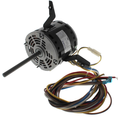 Packard 43787 blower motor - front view (Type: Permanent Split Capacitor; Voltage: 115V)