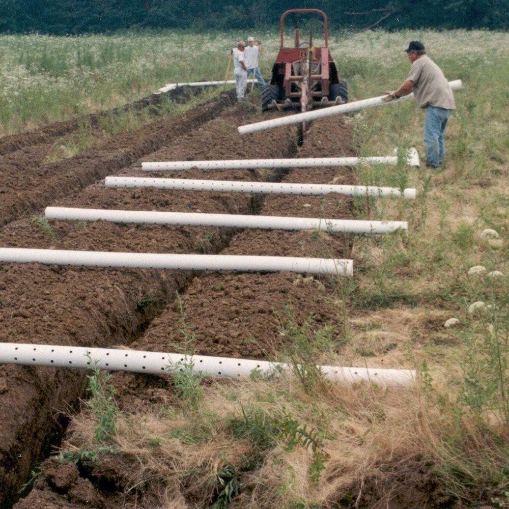 4 in. 3 Hole 120¬∞ - 5/8 in. Holes Smoothwall Pipe - Super Arbor