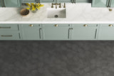 Satori Nouveau Nero 7-in x 8-in Matte Porcelain Encaustic Hexagon Floor and Wall Tile (0.28-sq. ft/ Piece)