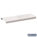 2-Wide Mailbox Spreader for Roadside Mailboxes and Mail Chests, White