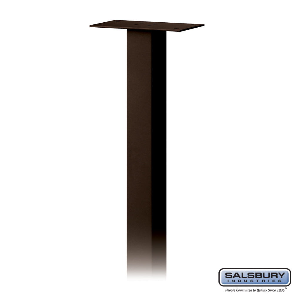 Standard In-Ground Mounted Mailbox Post - Bronze
