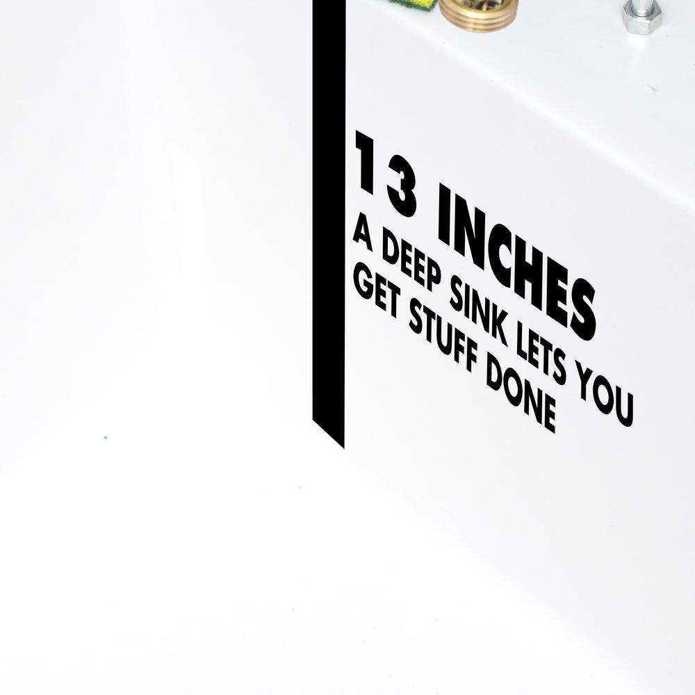 22.875 in. x 23.5 in. White 19 gal. Thermoplastic Utility Sink Kit with Black Metal Legs, P-Trap and Supply Lines - Super Arbor